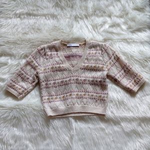 Zara knitwear short sleeve shirt